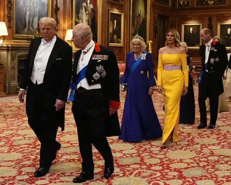 The Royal Family Deploy Red Carpet Amid Demonstrations; Kimmel Taken Off Air Over Charlie Kirk Comments